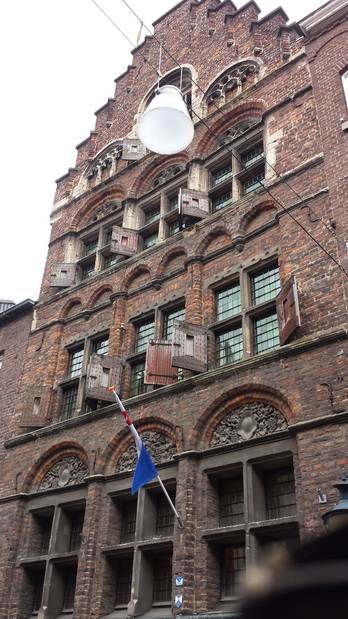 Roermond Maas  Mund der Rur  Marktplatz Kirche haus aus 1500 jahrhundert