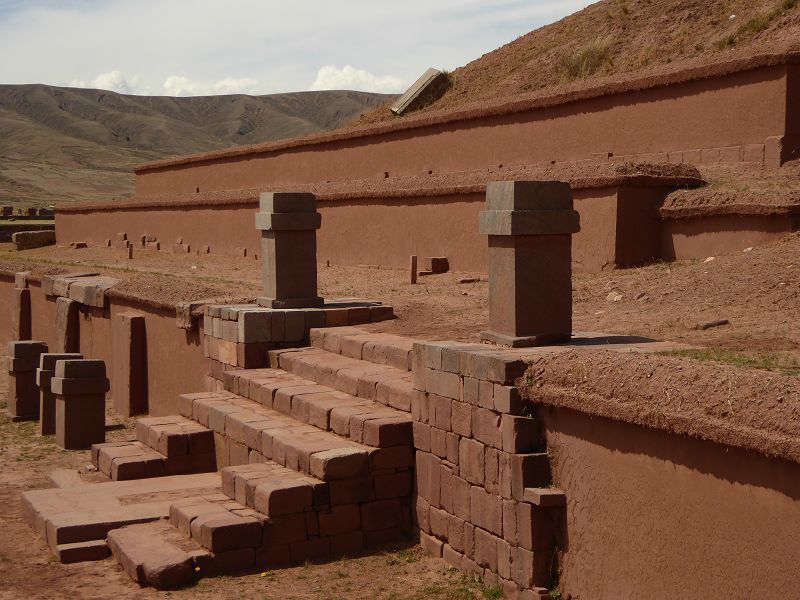 Pukara Kultur Sonnentor Entrada Templete Semi-Subterrano