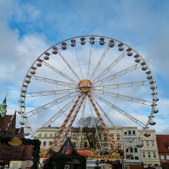 Lübeck Weihnachtsmarkt Riesenrad