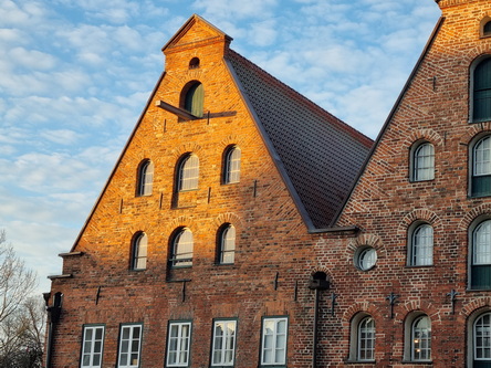 Lübeck Südstadt Traveufer Speicherhäuser