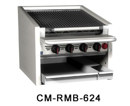 Magikitch'n CM-RMB-636 Charbroiler, Gas, Counter Model