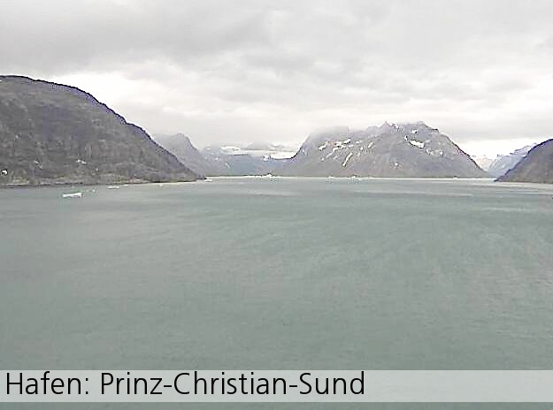 Grönland Hafen Quaqortoq Prinz christian sund