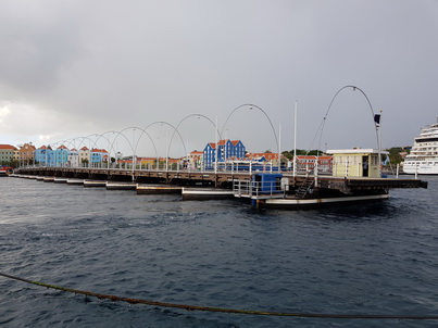 Curacao Willemstad EmmabrugCuracao  Willemstad Königin-Emma-Brücke