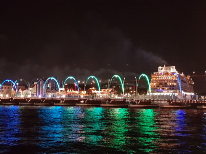   Curacao Willemstad at nightCuracao  Willemstad am Abend mit Beleuchtung