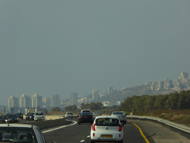 Haifa Hafenstadt Landwirtschaft Kibbuz  Haifa Hafenstadt Israel  Autobahn am Mittelmeer   