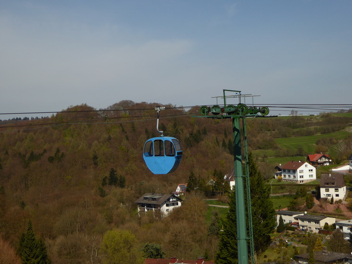 Edersee Schloss Waldeck  Waldeck am Edersee  Seilbahn