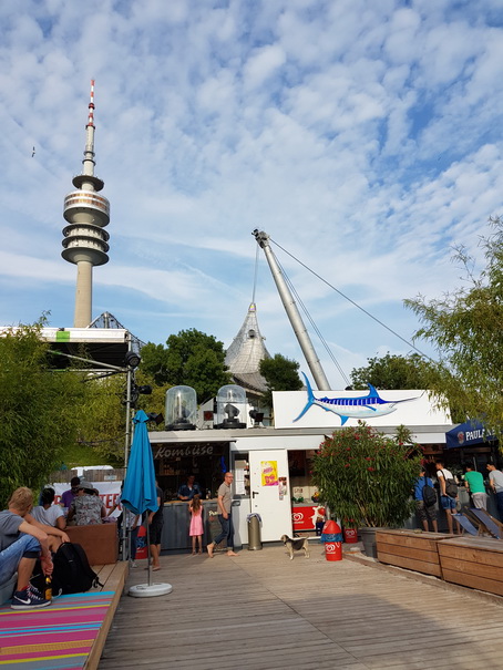   München Olympiapark Beachclub Ahoi BrauseMünchen Olympiapark Beachclub Ahoi Brause