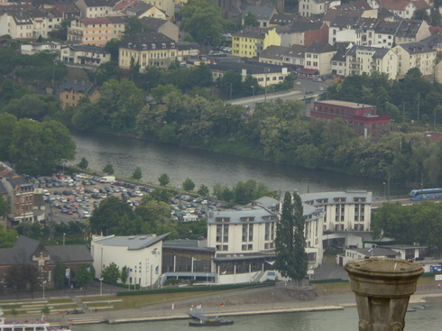 Nierderwalddenkmal Binger Loch Nahe Rhein  Weinberge Nierderwalddenkmal Seilbahn Assmannshausen Rüdesheim am Rhein