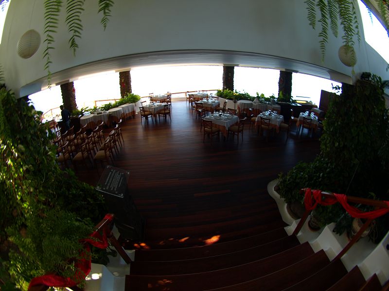 Mirador de la Pena + Pena Restaurant wurde 1989 vom Künstler César Manrique entwickelt Lavaarchitektur