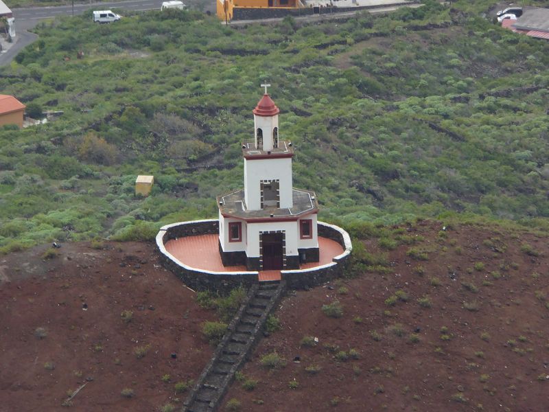 Hotelito  Ida Ines El Golfo  Fontera Kirche Iglesia vom Mirador 