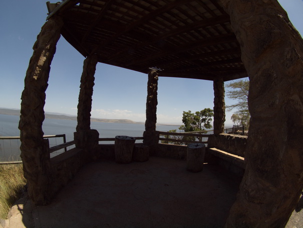 Lake Nakuru Baboon Lookout Fisheye 