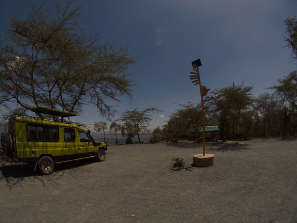 Lake Nakuru Baboon Lookout Fisheye 