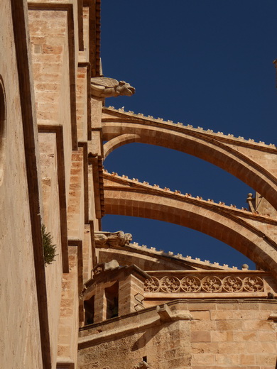   Palma de Mallorca Mallorca Cathedrale gaudi a seu Palma de Mallorca Mallorca La Seu („Bischofssitz“) 