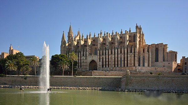   Palma de Mallorca Mallorca Cathedrale gaudi a seu Palma de Mallorca Mallorca La Seu („Bischofssitz“) 