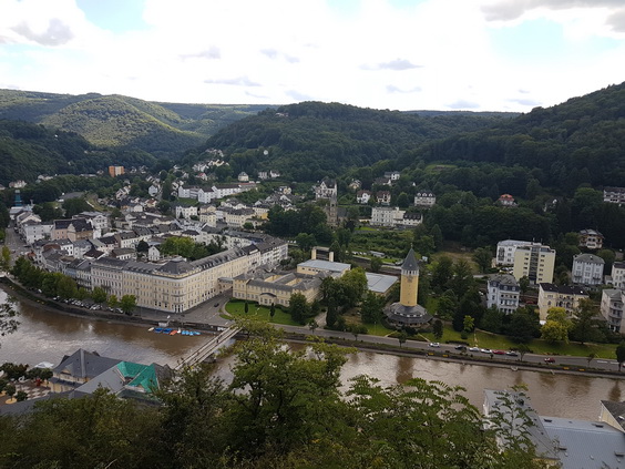 Bad Ems Standseilbahn Bismarkturm Lahn Kurhaus Limeswall