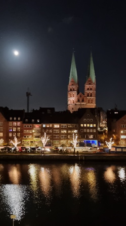 Lübeck Traveufer gegenüber Raddisson