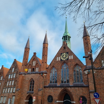 Lübeck Weihnachtsmarkt Riesenrad