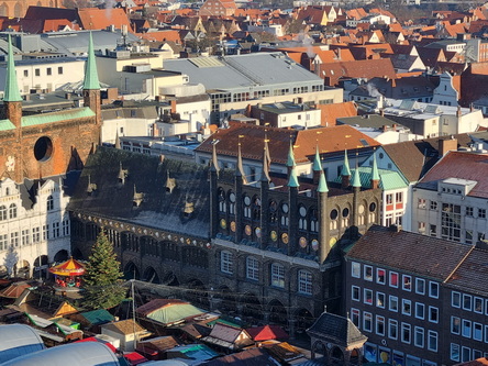  St.petri  Restaurierte evangelische Kirche von 1170 mit Café und Aussichtsturm 