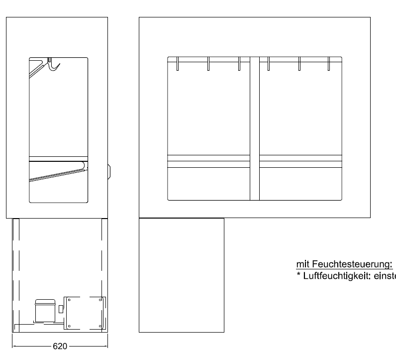 glaskuehlvitrine dryage