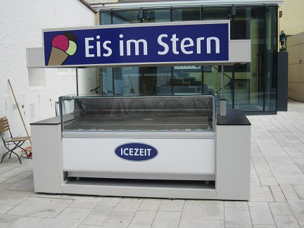 eistheke mit hubdach