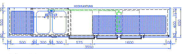 spulkorbablage in der Abdeckung 