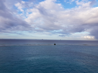 Aruba Einlaufen Hafen Oranjestadt