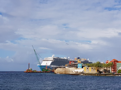 Curacao Willemstad Emmabrug Curacao  Willemstad Königin-Emma-Brücke