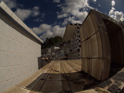 Guadelope Friedhof von Morne-a-l ' eau FisheyeGuadelope Tombs von Morne-a-l ' eau  Fisheye  