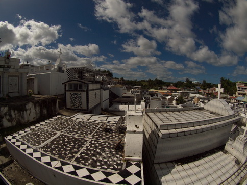 Guadelope Friedhof von Morne-a-l ' eau FisheyeGuadelope Tombs von Morne-a-l ' eau  Fisheye  