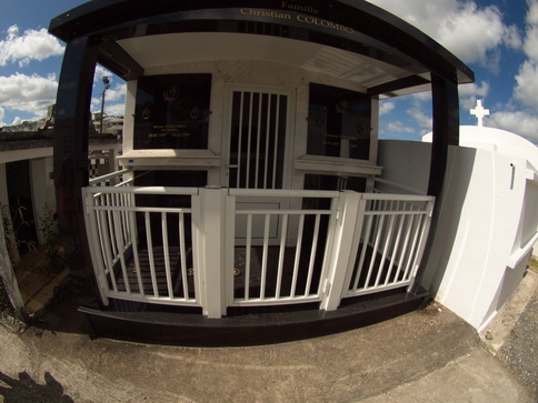 Guadelope Friedhof von Morne-a-l ' eau FisheyeGuadelope Tombs von Morne-a-l ' eau  Fisheye  