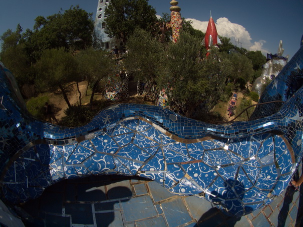 Giardino de Tarochi  Tarot Garten niki de saint Phalle nanas Fisheye