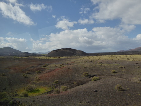   Lanzarote Feuerberge Nationalpark Montana Colorada Montañas del Fuego (Feuerberge) Lanzarote  Timanfaya-Nationalpark  Parque Nacional de Timanfaya