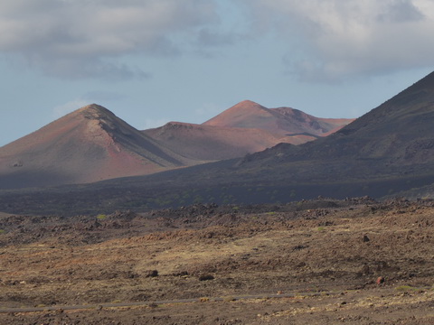   Lanzarote Feuerberge Nationalpark Montana Colorada Montañas del Fuego (Feuerberge) Lanzarote  Timanfaya-Nationalpark  Parque Nacional de Timanfaya