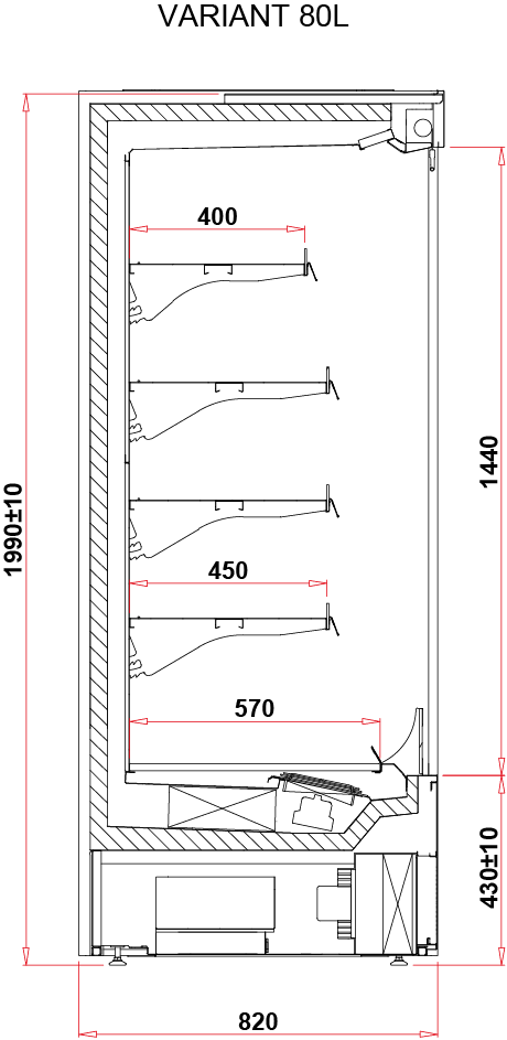 Technische Bezeichnung VARIANT 80 L