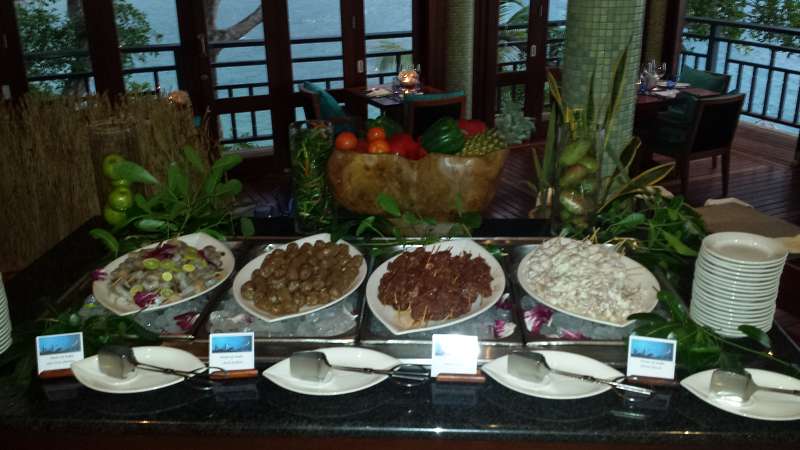 Hilton Northolme Seychelles Restaurant Büffet Creole Night  