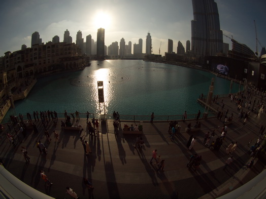 Dubai  Khalifa Fish eye 